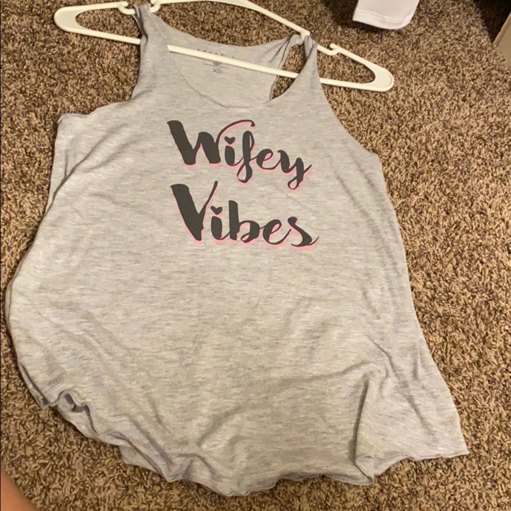 Love and Cherish Wifey Vibes Racerback Tank